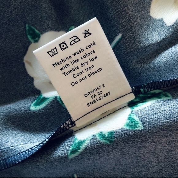 NWT Draper James Magnolia Print Button Front Shirtdress - Picture 9 of 9